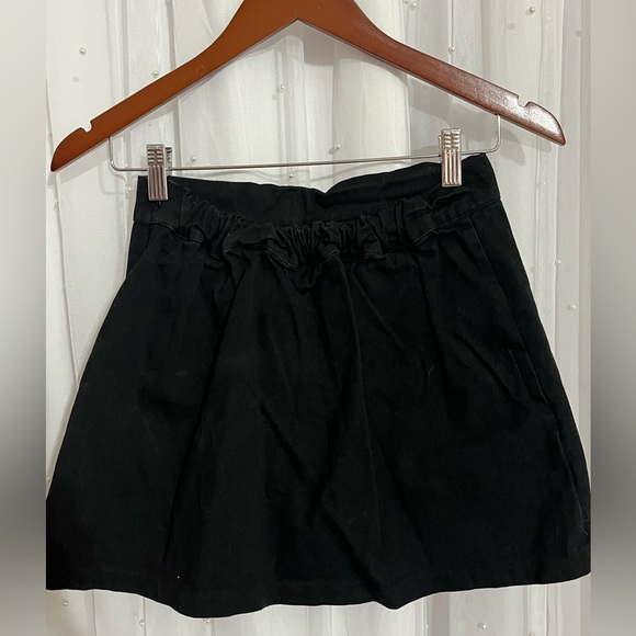 2 Piece Denim Skirt Set Bundle, Army Green & Black. V Slit, Buckle. Size Medium. - Picture 7 of 7